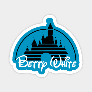 Betty White Castle Magnet