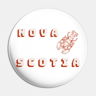 NOVA Scotia  Canada Lobsters Pin