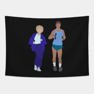 kath and kel power walking Tapestry