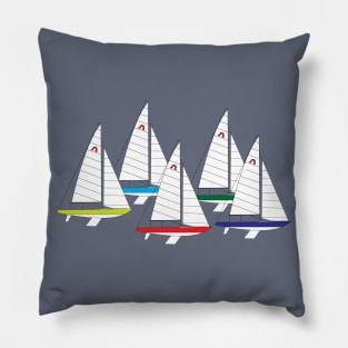 Soling International Keel Boat Racing Class Pillow