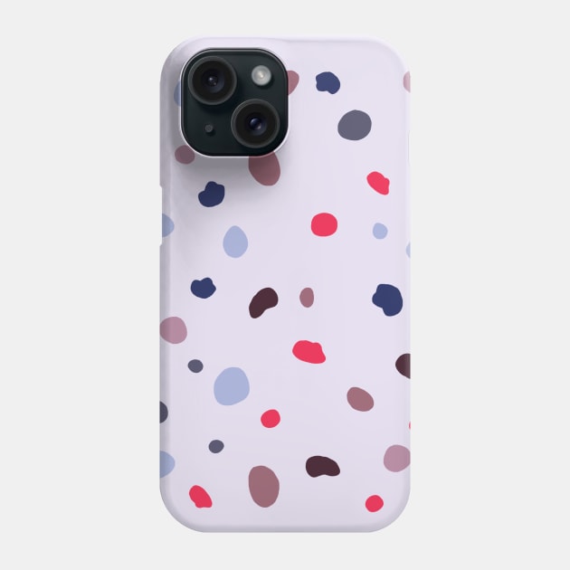 Colorful handmade polka dot pattern Phone Case by OgyDesign