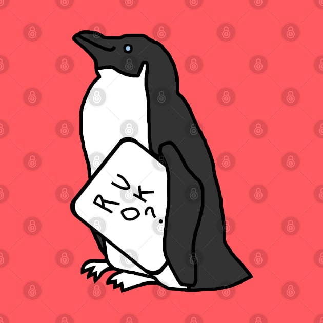 Penguin Wants to Know R U OK by ellenhenryart