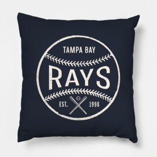 Tampa Bay Rays Ball by Buck Tee Originals Pillow