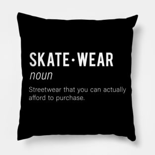 Skatewear Definition Pillow