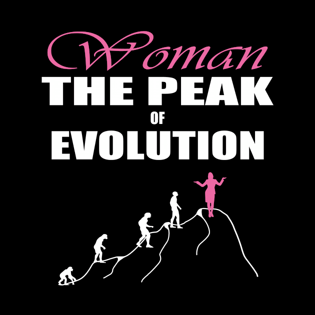 Woman peak of evolution by Mamon