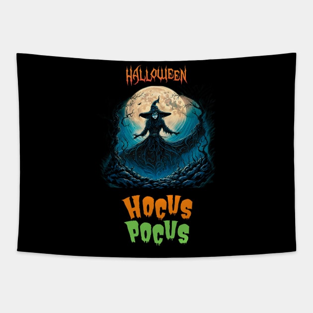 Halloween 2023 Embrace the Spooky Pumpkin Season Tapestry by Shopkreativco