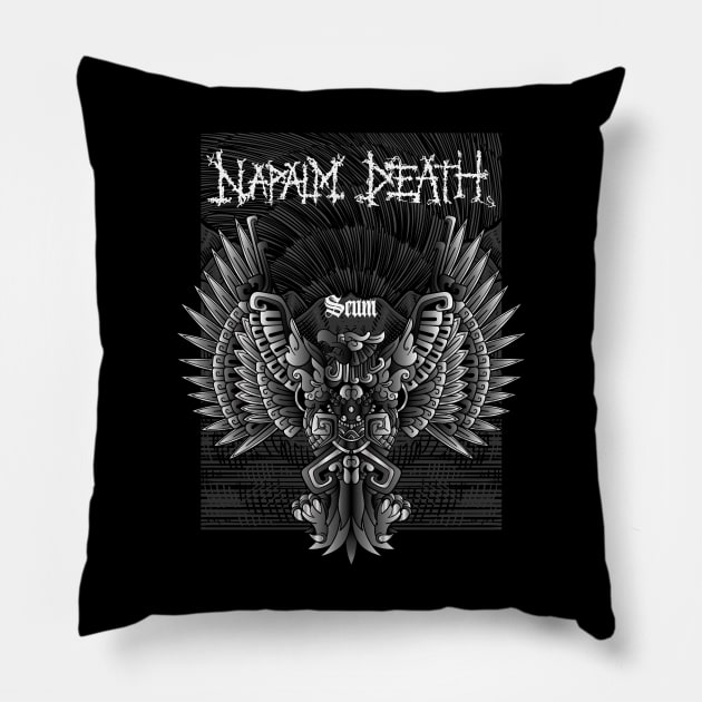 Napalm Death Harmony Corruption Pillow by NEW ANGGARA