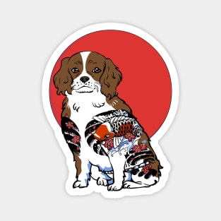 Yakuza cavalier king charles spaniel Magnet