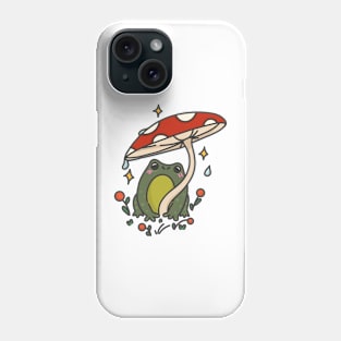 Cute mushroom frog design Phone Case