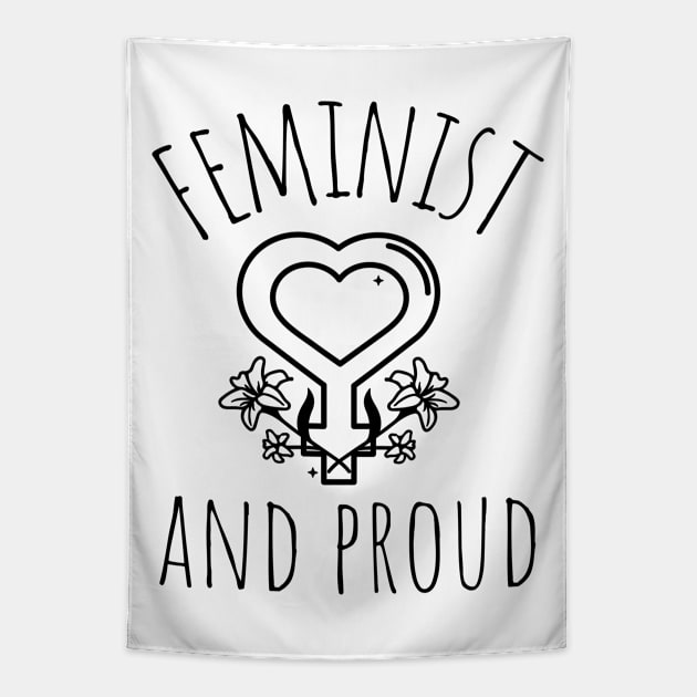 feminist and proud Tapestry by juinwonderland 41