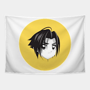 Anime face Tapestry