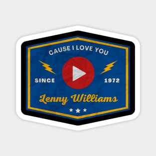 Lenny Williams // Play Button Magnet