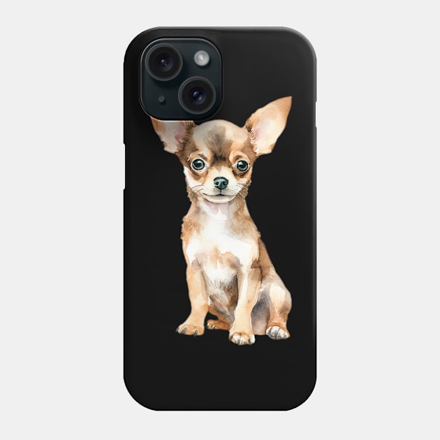 Chihuahua Phone Case by DavidBriotArt