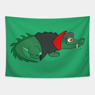 Vampire Crocodile Tapestry