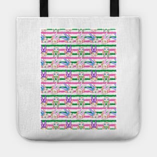 easter sphynx stripes Tote