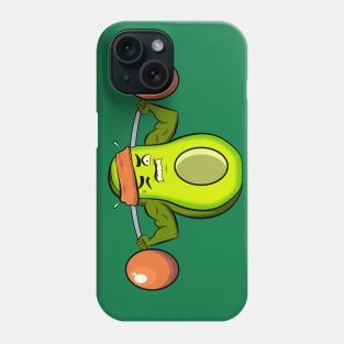 gym avocado fitness funny Phone Case