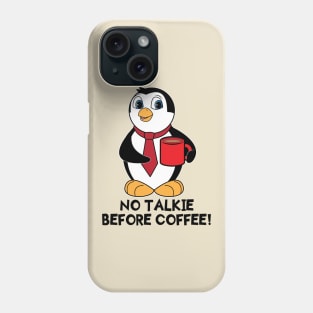 Penguin with Coffee Phone Case