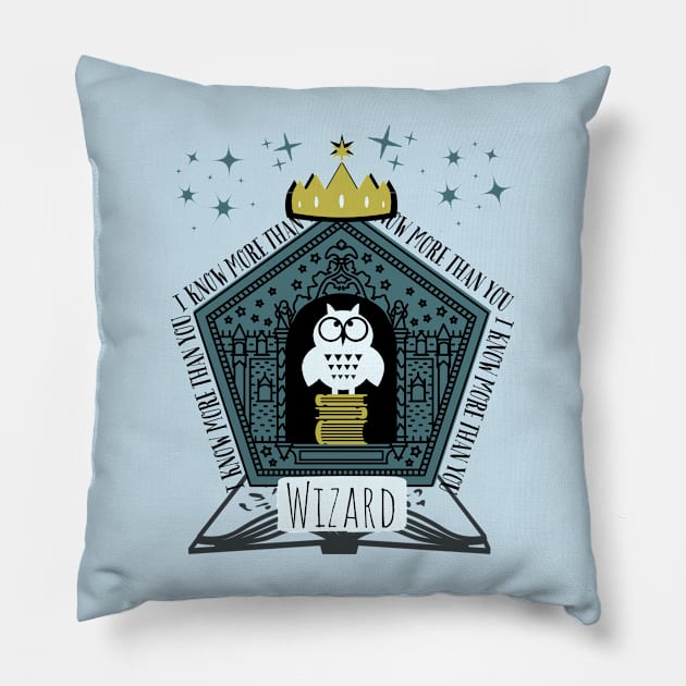 Hello, my name is.. Wizard! Pillow by MegBliss