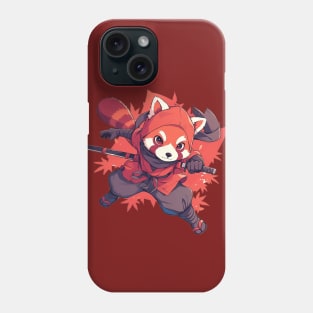 Red Panda Ninja Phone Case