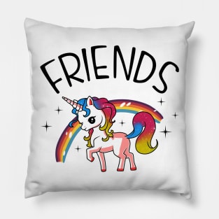 Best Friends Matching Designs Pillow