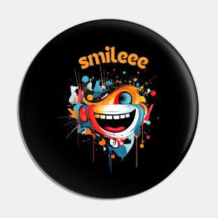 Smile Shirt, A Positive Mood, Smiley Snows, Sweet T-shirt, Happy Shirt Pin