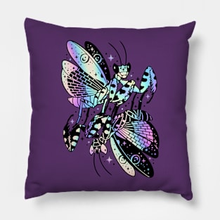 Duality Mantises - Rainbow Pillow