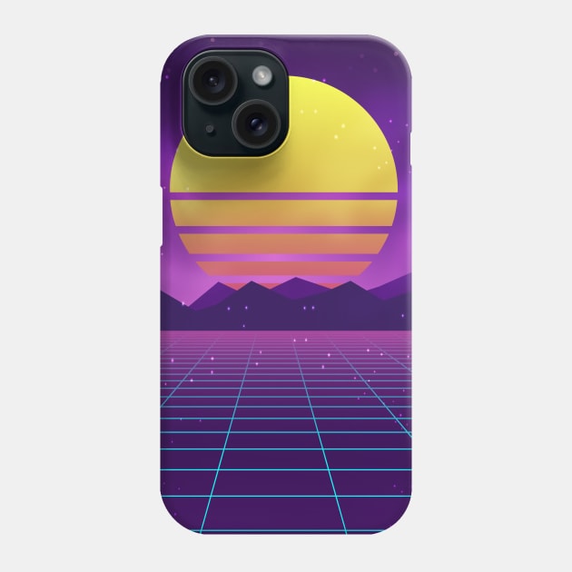 Vaporwave Midnight Aesthetics Phone Case by edmproject