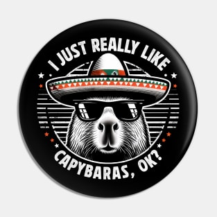 I Just Really Like Capybaras, ok? Pin