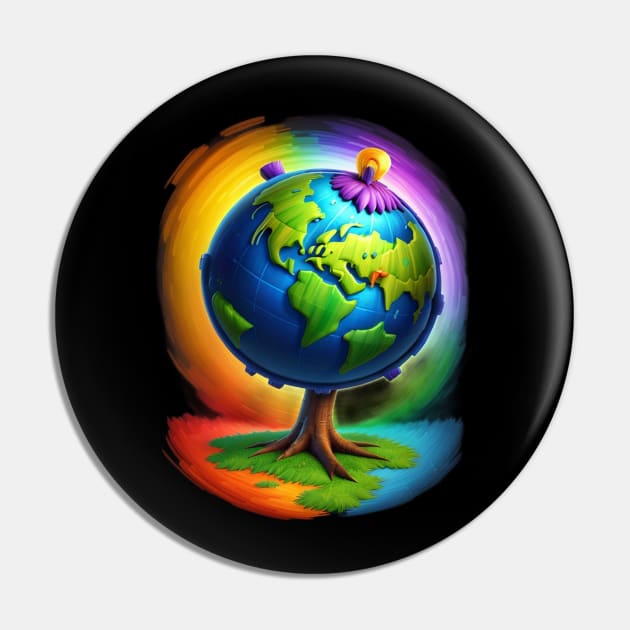 Earth Day Celebration Pin by Hunter_c4 "Click here to uncover more designs"
