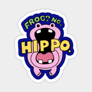 One Piece "Frog? No. Hippo." Magnet