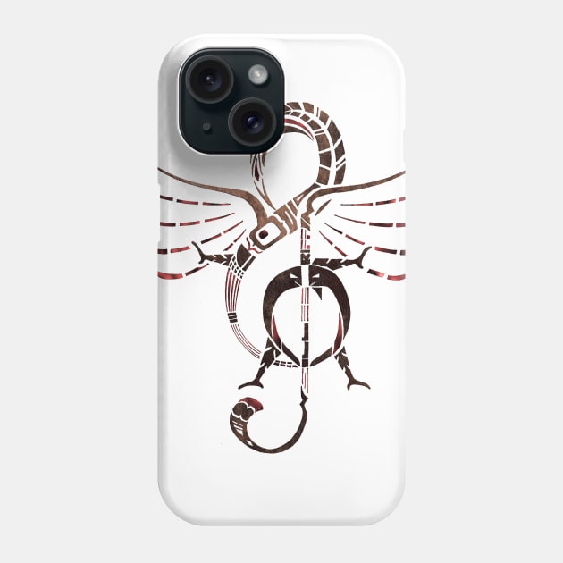 Native Griffinweave Red Phone Case by AntlerHillArts