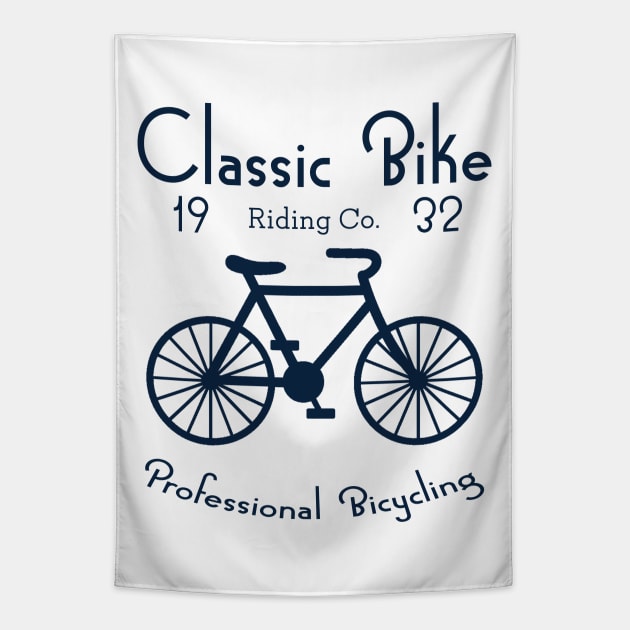 Classic Bike Riding Company Tapestry by JakeRhodes