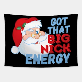 Big Nick Energy Santa Clause Tapestry