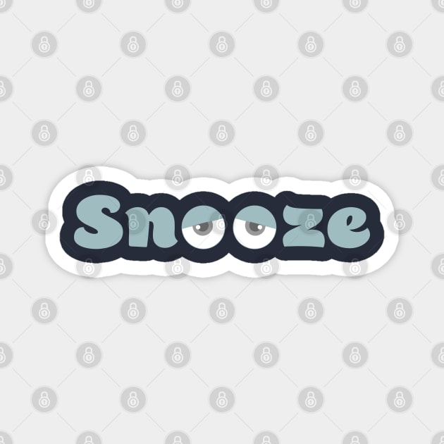 Snooze alarm Magnet by TheBlackSheep