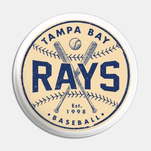 Tampa Bay Rays 2 by Buck Tee Originals Pin