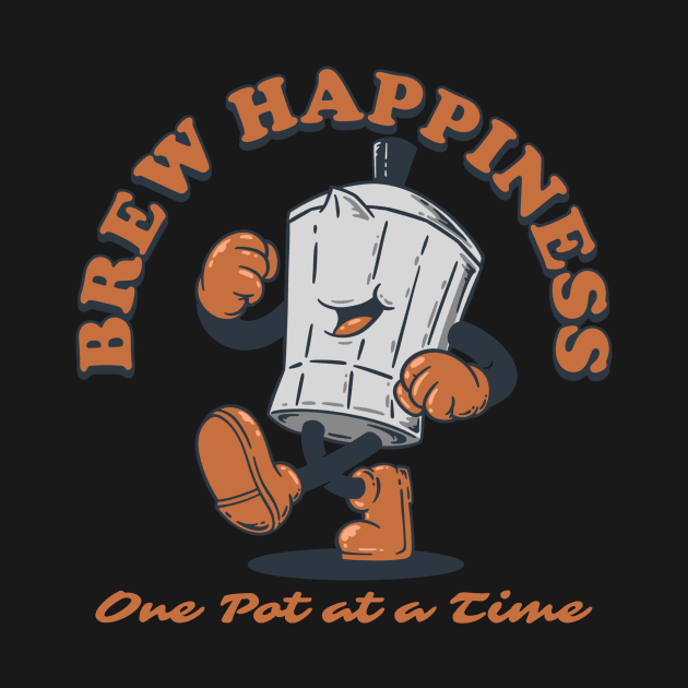 Whimsical Mocapot Mascot - Brewing Happiness One Pot at a Time! by LukmannHak