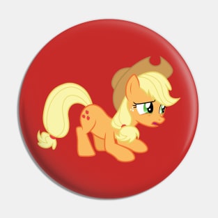 Startled Applejack Pin