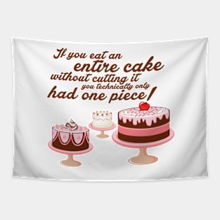 Entire Cake is One Piece Tapestry