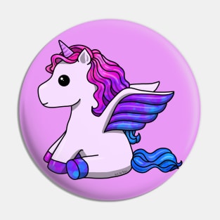 Bi Unicorn Pin