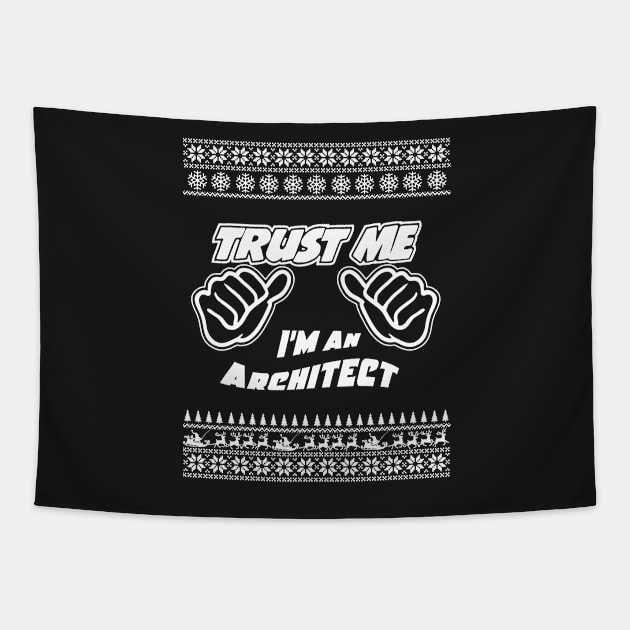 Trust Me, I’m an ARCHITECT – Merry Christmas Tapestry by irenaalison