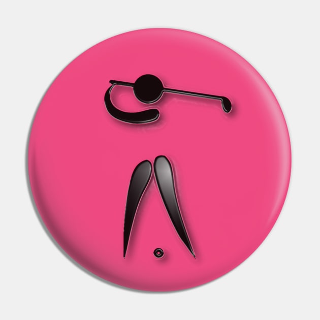 Pink Golf Swing Pin by Moses77