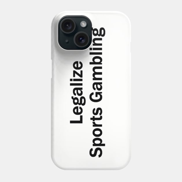 Legal Sports Gambling in the United States Phone Case by oggi0