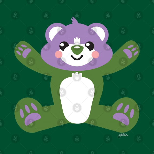 Genderqueer Pride Teddy Bear by CKline