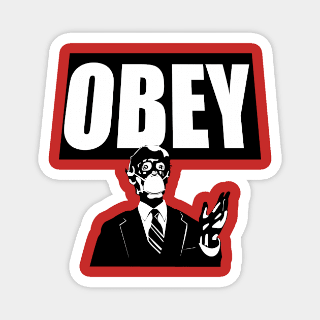 OBEY Magnet by Salty Nerd Podcast