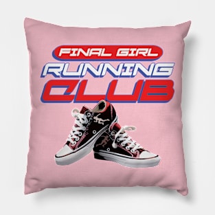 Final Girl Running Club Pillow