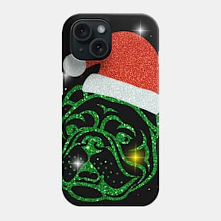 Christmas Santa Bulldog Phone Case