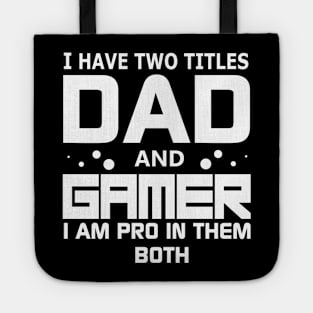 gamer dad Tote