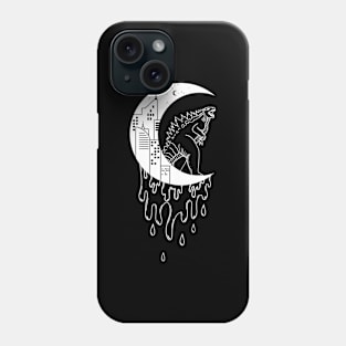 Godzilla Moon Phone Case