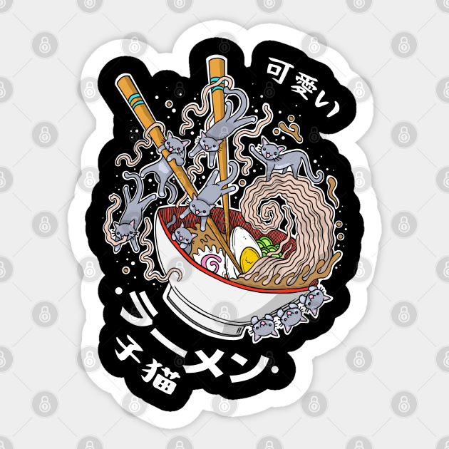 Ramen Cats - Cats - Sticker