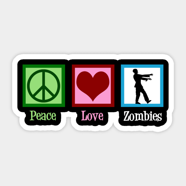 Peace love & Supernatural Sticker